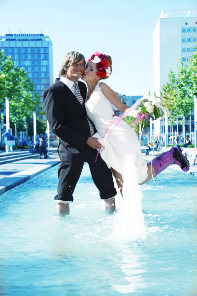 Trash the dress in Dresden / Prager Straße